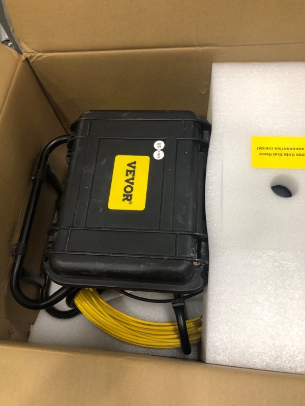 Photo 2 of **PARTS ONLY**
Mophorn Sewer Camera, 150FT, 9" Screen Pipeline Inspection Camera with DVR Function & 8 GB SD Card, Waterproof IP68 Borescope w/LED Lights, Industrial Endoscope for Home Wall Duct Drain Pipe Plumbing 150 FT.