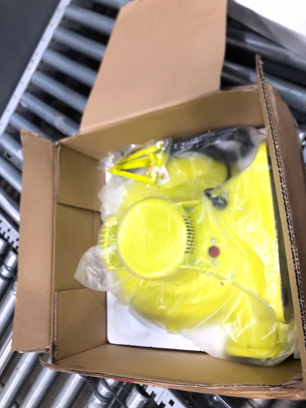 Photo 2 of FDMHOR 480W Bounce House Blower Air Blower for Inflatable - Easy to Store and Portable Used for Inflatable Bouncy Castle/Water Slide/Bounce House,Yellow
