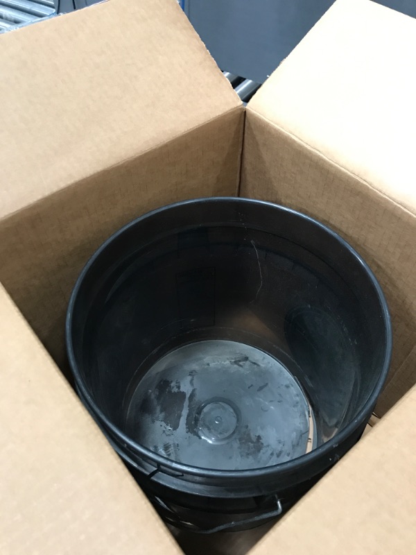 Photo 2 of Chemical Guys ACC161 Heavy Duty Smoked Obsidian Black Detailing Bucket (4.5 Gal) and Bucket Lid (For Car Wash, Boat, Truck, RV, Fishing & More)