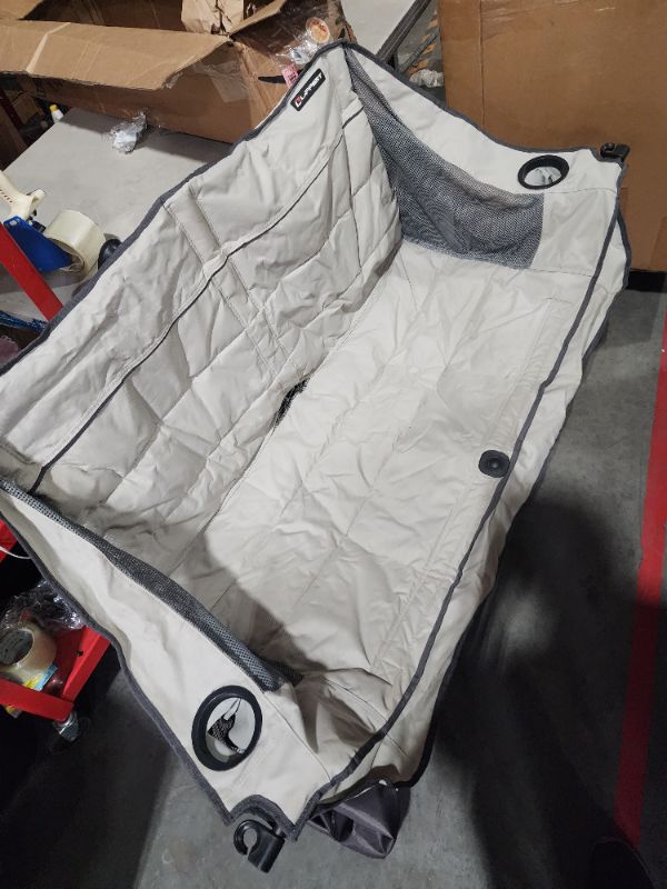 Photo 4 of *USED HAS A TEAR IN THE MIDDLE**
Lippert Campfire Folding Loveseat with 500-lb. Weight Capacity, Carry Bag, (Sand) - 2021000205
