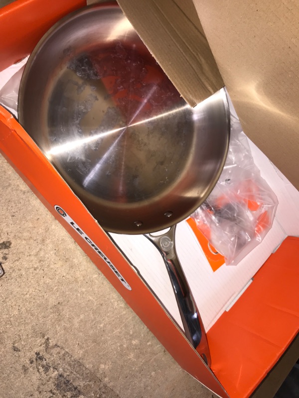 Photo 2 of (USED) Le Creuset Tri-Ply Stainless Steel 12" Fry Pan Large