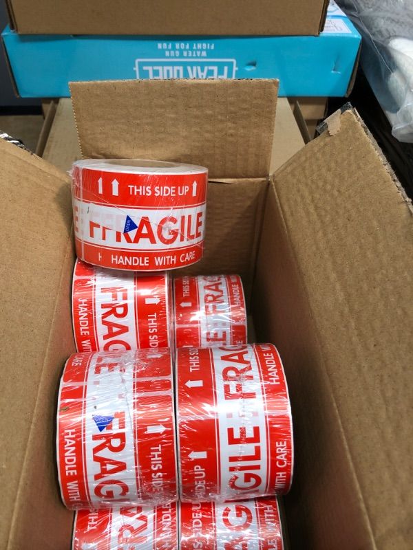 Photo 1 of 10 Rolls of Fragile Labels