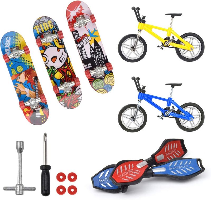 Photo 2 of 
Hotusi Mini Finger Sports Skateboards/Bikes/Swing Boards for Party Favors Educational Finger Toy