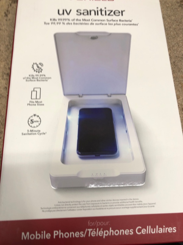 Photo 2 of ZAGG Invisible Shield UVC Sanitizer Box