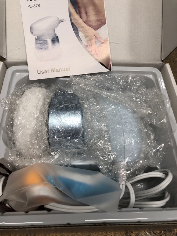 Photo 2 of BUBLOC Body Sculpting Machine, Cellulite Massager with 3 Skin Friendly Washable Pads