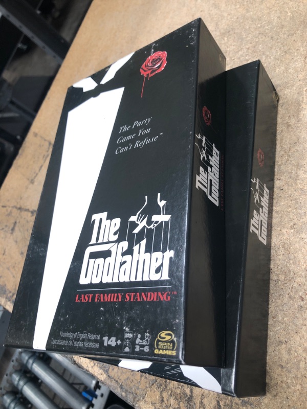 Photo 2 of **SET OF 3 GAMES** The Godfather, Last Family Standing Board Game Italian Film Fun Family Party Game Scary Movie Multiplayer Card Game, for Adults and Kids Ages 14 and up