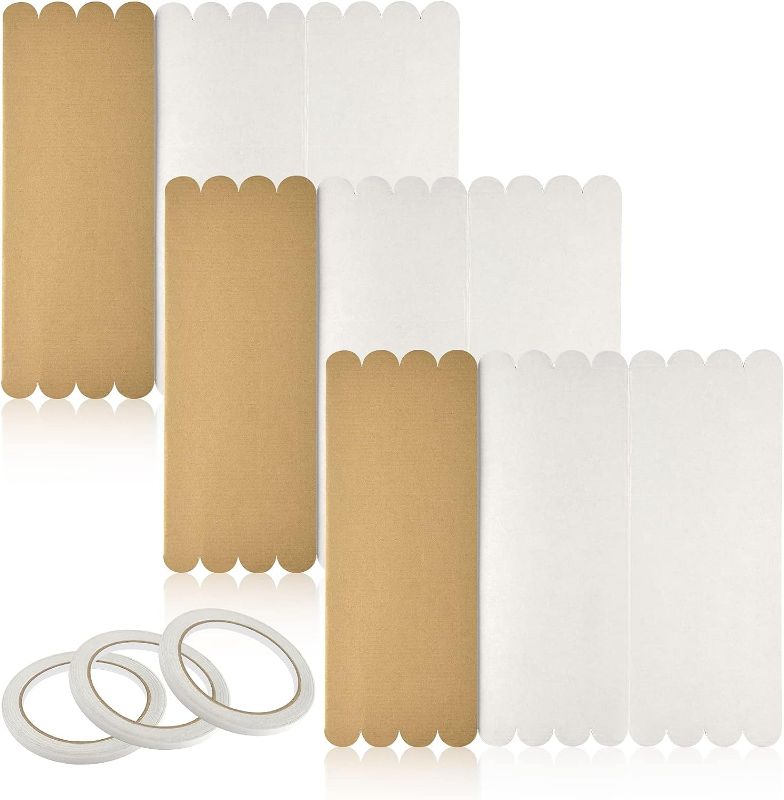 Photo 2 of 3 Pieces Tri Fold Poster Board Corrugated White Fold Presentation Board Portable Display Board with 3 Rolls of Double sided Adhesive Tape for School Class Meeting Photo Exhibition 20X 30
2 ITEMS 