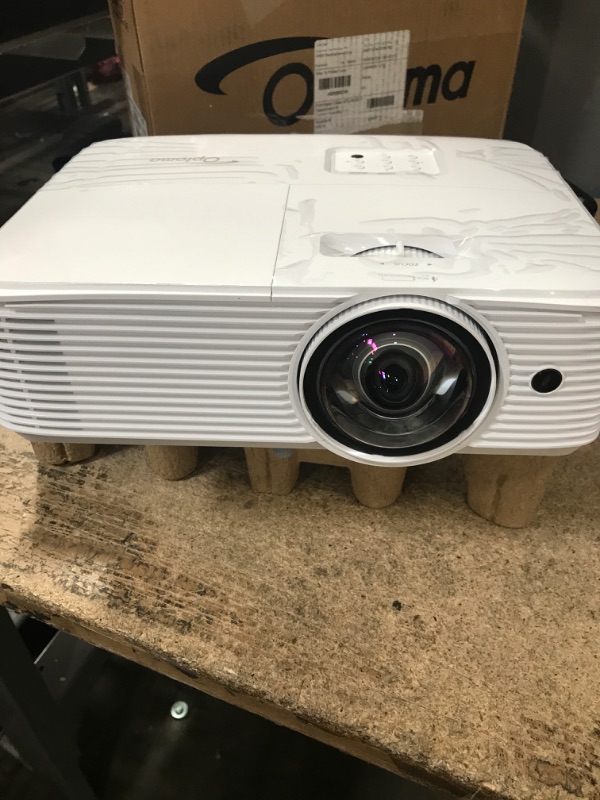 Photo 3 of Optoma GT1080HDRx Short Throw Gaming Projector | Enhanced Gaming Mode for 1080p 120Hz Gameplay at 8.4ms | 1080p and HDR support with 4K UHD input | Bright 3,800 Lumens for Day and Night Gaming | White GT1080HDRx (1080p, Lamp, HDMI)