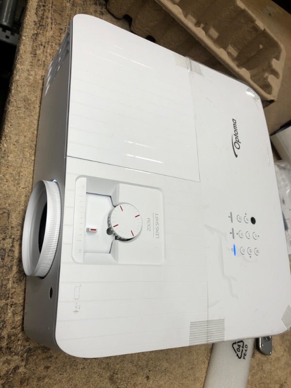 Photo 1 of Optoma UHD35STx Short Throw True 4K UHD Gaming and Home Entertainment Projector | 3,600 Lumens for Lights-On Viewing | 240Hz Refresh Rate and Ultra-Low 4ms Response Time
