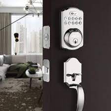 Photo 1 of 
Single Cylinder Castle Electronic Deadbolt Satin Nickel with Biometric Fingerprint and Keypad