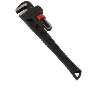 Photo 1 of 14 in. Heavy Duty Cast Iron Pipe Wrench with 1-1/2 in. Jaw Capacity