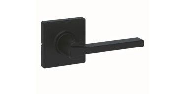 Photo 1 of 
Finish: Iron Black
200CSLSQT15
Kwikset Casey Passage Door Lever Set with Square Rose