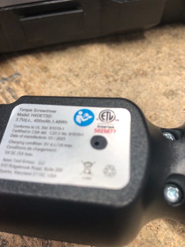 Photo 1 of  1/4 in. Drive Electronic Torque Screwdriver
