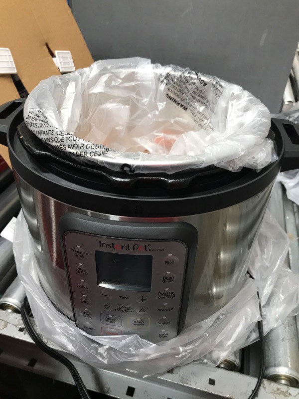 Photo 2 of 8 QT Not Included**Instant Pot Duo Plus 9-in-1 Electric Pressure Cooker, Sterilizer, Slow Cooker, Rice Cooker, Steamer, 8 Quart, 15 One-Touch Programs & Ceramic Non Stick Interior Coated Inner Cooking Pot 8 Quart