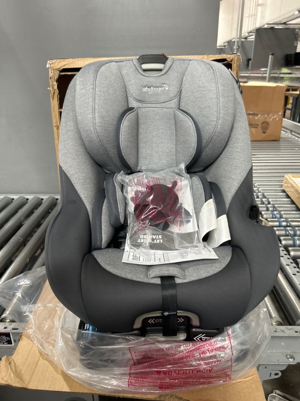 Photo 2 of Baby Jogger City Turn Rotating Convertible Car Seat | Unique Turning Car Seat Rotates for Easy in and Out, Phantom Grey