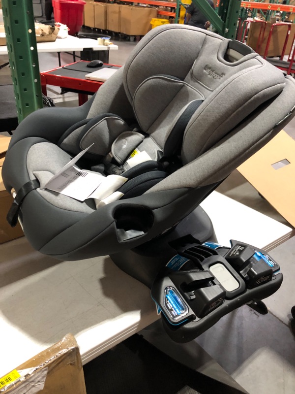 Photo 6 of Baby Jogger City Turn Rotating Convertible Car Seat | Unique Turning Car Seat Rotates for Easy in and Out, Phantom Grey