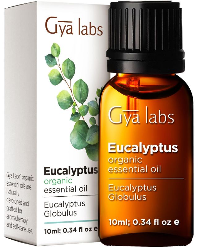 Photo 1 of 2 pk- Gya Labs Organic Eucalyptus Essential Oil for Diffuser - Eucalyptus Oil Essential Oil - Eucalyptus Essential Oil Organic for Skin Humidifier & Hair - (0.34 fl oz)