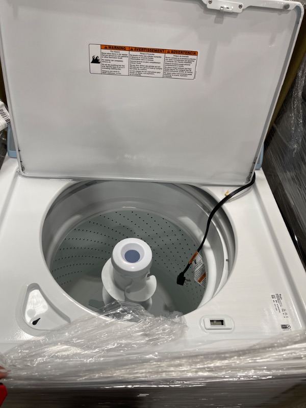 Photo 5 of Whirlpool 3.5-cu ft High Efficiency Agitator Top-Load Washer (White)