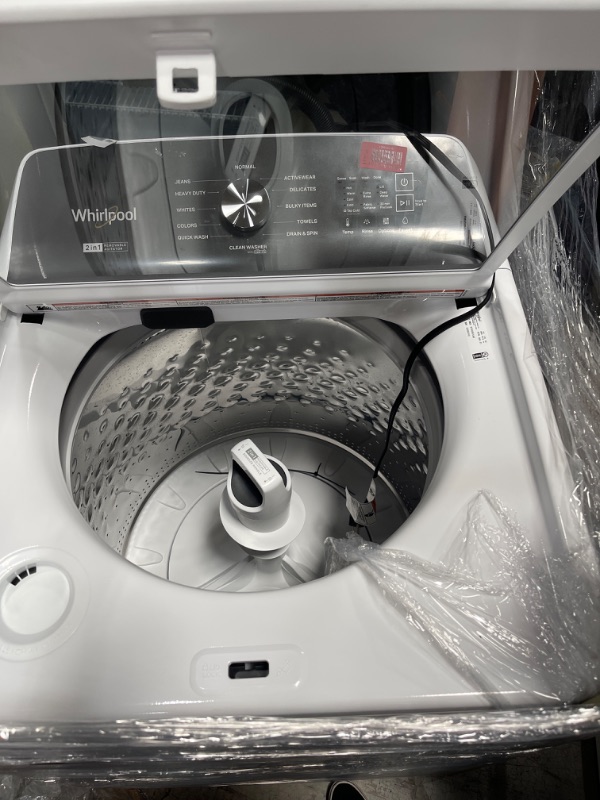 Photo 3 of Whirlpool 2 in 1 Removable Agitator 4.7-cu ft High Efficiency Impeller and Agitator Top-Load Washer 