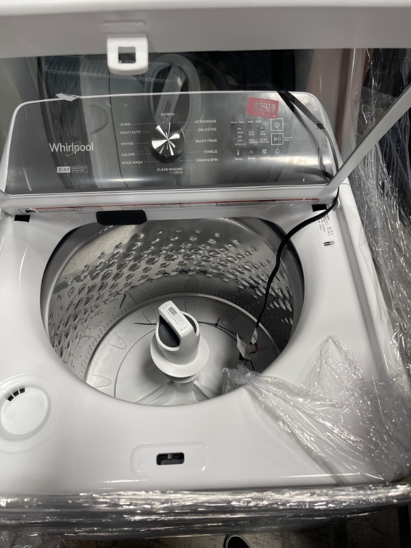 Photo 1 of Whirlpool 2 in 1 Removable Agitator 4.7-cu ft High Efficiency Impeller and Agitator Top-Load Washer 