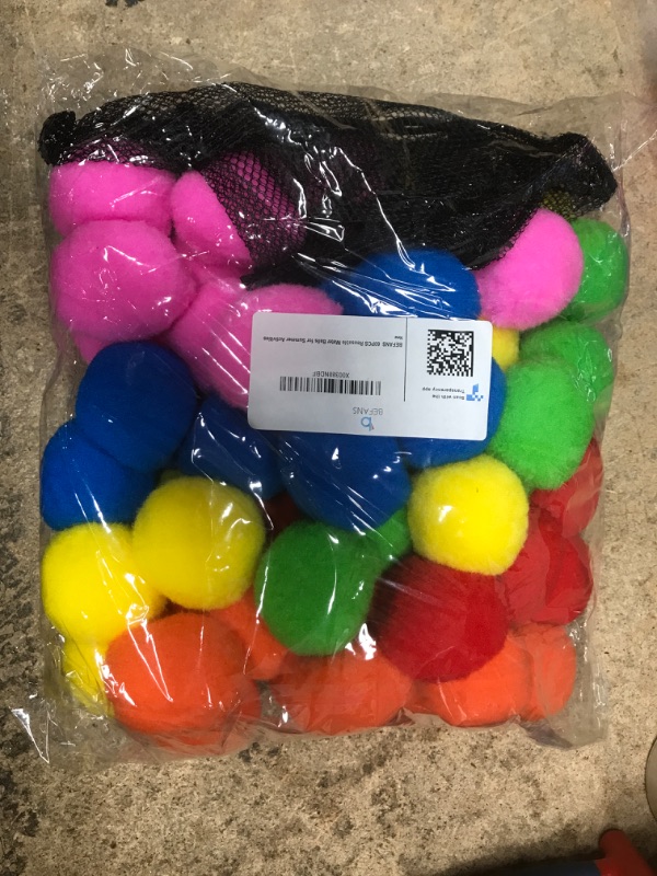 Photo 2 of 60 Pcs Reusable Water Balls, Reusable Water Balloons for Outdoor Toys and Games, Water Toys for Kids and Adults Boys and Girls - Summer Toys Ball for Pool and Backyard Fun Multicolor 60