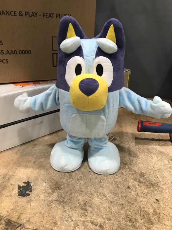 Photo 2 of Bluey Dance and Play 14" Animated Plush | Over 55 Phrases and Songs, Multicolor