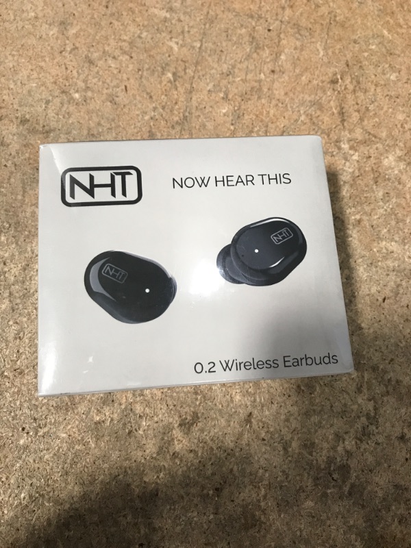 Photo 2 of nht 0.2 true wireless earbuds headphones with ipx6 water resistance