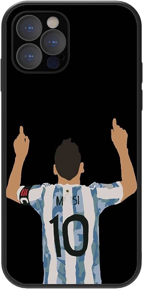 Photo 1 of 8PK-Compatible for iPhone 13 Pro Max Case for Safeguard Your Phone in Style with a Black TPU Phone Case Featuring a Football Design for Fans of The Game