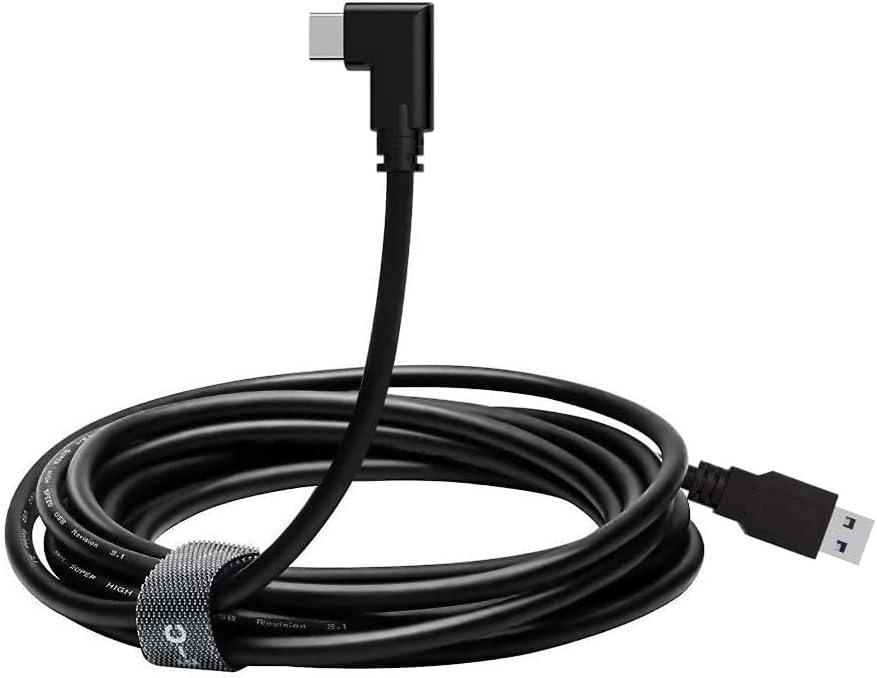 Photo 1 of 2 PK- VOKOO Link Cable Compatible with Quest2, USB C 3.2 Gen1 High Speed Data Transfer & Fast Charging Cable, 16ft
