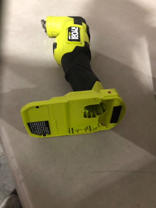Photo 4 of [DOES NOT COME WITH BATTERY] **PARTS ONLY, NON-FUNCTIONAL** 
RYOBI PBLMT50B ONE+ HP 18-Volt Brushless Cordless Multi-Tool (Tool Only)