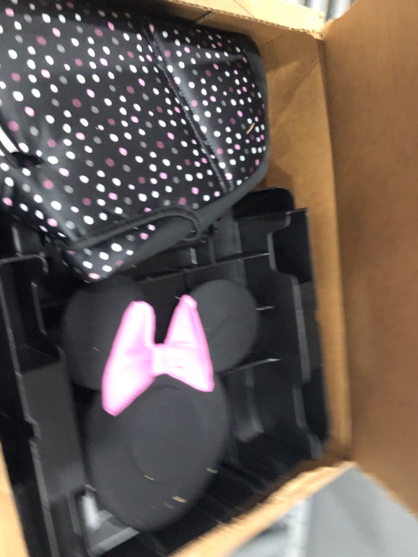 Photo 2 of Disney Baby Pronto! Belt-Positioning Booster Car Seat, Belt-Positioning Booster: 40–100 pounds, Minnie Dot Party