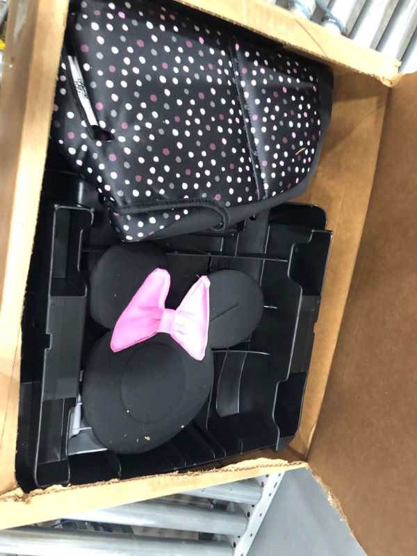 Photo 3 of Disney Baby Pronto! Belt-Positioning Booster Car Seat, Belt-Positioning Booster: 40–100 pounds, Minnie Dot Party