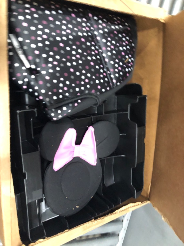 Photo 4 of Disney Baby Pronto! Belt-Positioning Booster Car Seat, Belt-Positioning Booster: 40–100 pounds, Minnie Dot Party