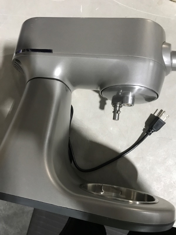Photo 2 of * broken pieces * will not power on * sold for parts * or repair *
GE Tilt-Head Electric Stand Mixer | 7-Speed, 350-Watt Motor | Includes 5.3-Quart Bowl, 