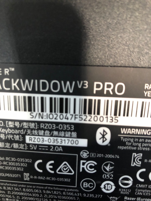 Photo 3 of Razer BlackWidow V4 Pro Wired Mechanical Gaming Keyboard: Yellow Mechanical Switches - Linear & Silent - Doubleshot ABS Keycaps - Command Dial - Programmable Macros - Chroma RGB - Magnetic Wrist Rest Yellow Switches - Linear & Silent