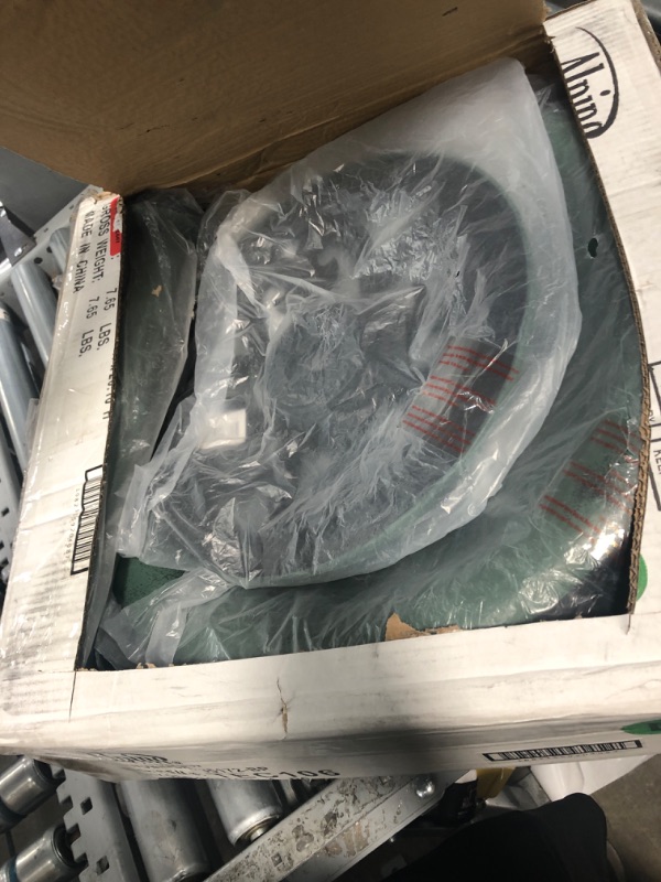 Photo 1 of [READ NOTES]
Alpine Corporation 35" Tall Outdoor 3-Tiered Pedestal Water Fountain and Birdbath, Green Green Water Fountain