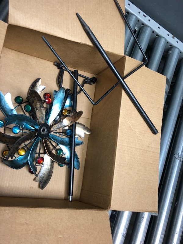 Photo 1 of  Outdoor garden spinners yard spinners, kinetic lawn art, hidden gem spinner for yard, garden wind spinner
