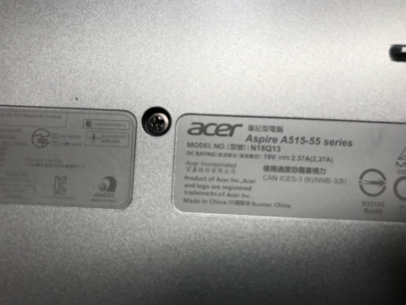 Photo 5 of UNABLE TO RESET HAS LOCKED ACOOUNT 
Acer Aspire 5 A515-55-56VK, 15.6" Full HD IPS Display, 10th Gen Intel Core i5-1035G1, 8GB DDR4, 256GB NVMe SSD, Intel Wireless WiFi 6 AX201, Fingerprint Reader, Backlit Keyboard, Windows 10 Home
