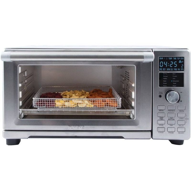 Photo 1 of NUWAVE Bravo Air Fryer Toaster Smart Oven Countertop Convection Stainless Steel 