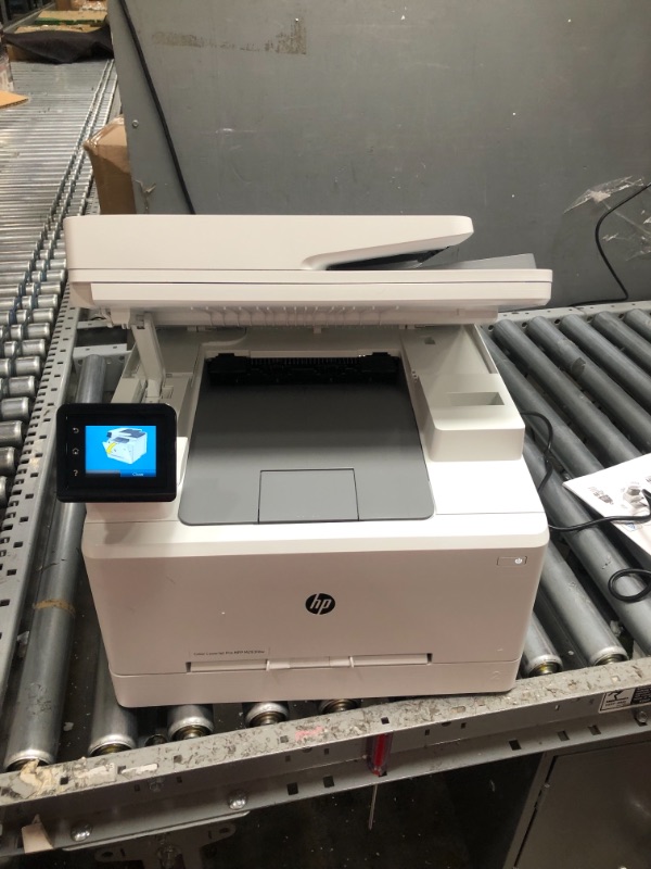 Photo 2 of *NEEDS INK* HP Color LaserJet Pro M283fdw Wireless All-in-One Laser Printer, Remote Mobile Print, Scan & Copy, Duplex Printing, Works with Alexa (7KW75A)