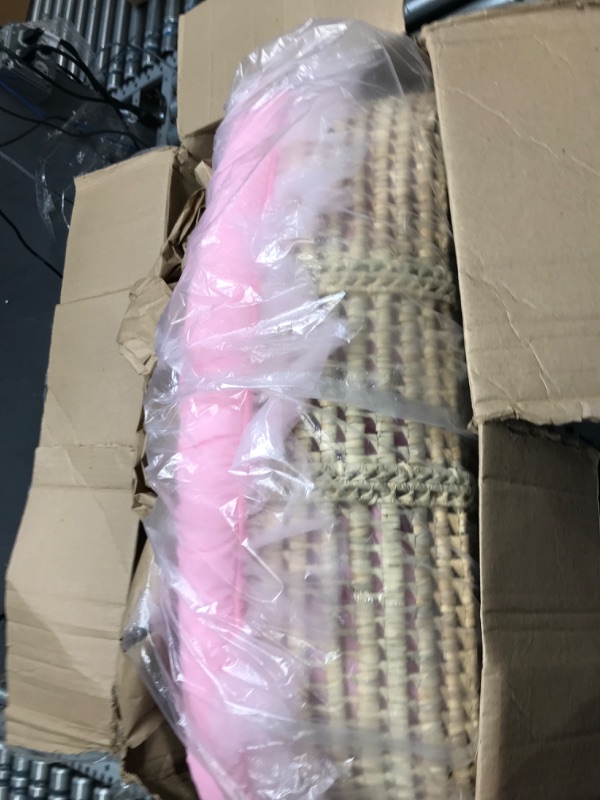 Photo 1 of DECORATIVE BASKET WITH PINK CUSHION 
