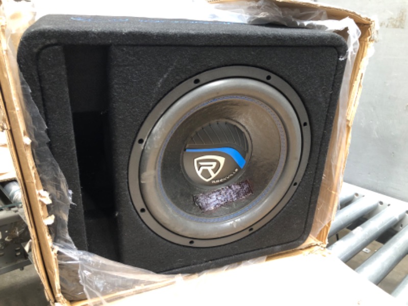 Photo 3 of *Minor damage** Rockville VS12K54 12" K5 1400w Car Subwoofer in Vented Sub Enclosure Box - 4 Ohm,Black Singe 12"