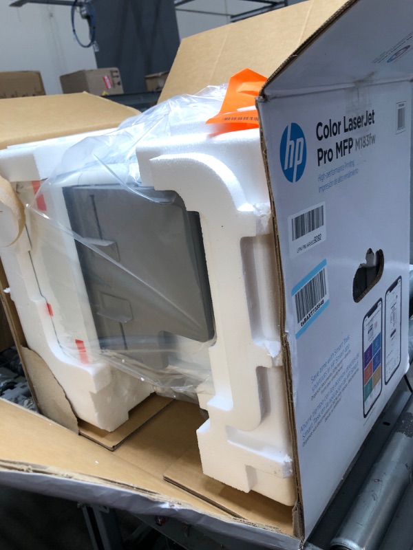 Photo 2 of *New* HP Color Laserjet Pro MFP M183fw, White