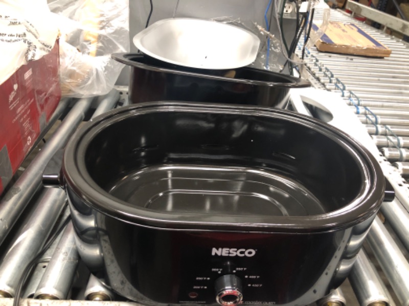 Photo 2 of *MISSING LID* nesco mwr18-13, roaster oven, 18 quarts, black