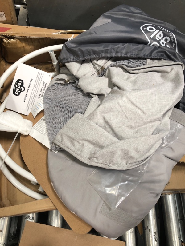 Photo 1 of Baby Basics™ Infant Bassinet, Gray, Portable and Collapsible, Includes Padded Insert Small