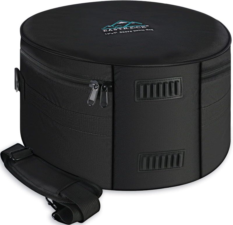 Photo 1 of EASTROCK 13" x7" Snare Drum Bag, Snare Drum Cases 15 mm Thick Padding for Your Drum Protection (13 * 7" Snare)
