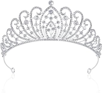 Photo 1 of 
Wecoe Birthday Crown for Women Silver Crown Queen Crown Princess Crown Wedding Hair Accessories for Brides Girl Tiaras and Crowns Happy Birthday
ALL-OCCASIONS: Exquisite silver crown that you can't miss! Graceful look, make you feel like a queen on your 