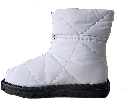 Photo 2 of  Ladies Boots? Women's Ankle Boots Snow Boots Winter Warm Wool Insole Snow Boots Women's Short Boots Women's Platform Boots (Color : White, Size : 7.5