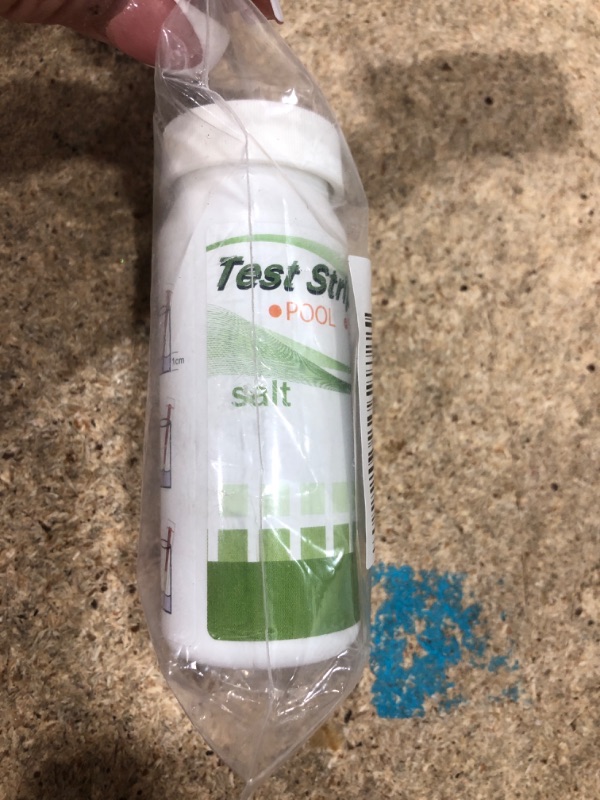 Photo 1 of SuperCheck Salt Test Strips for Testing Sodium Chloride Content in Pool and Spa, 0-6000 ppm, Saltwater Pool Test Strips, Measure Salt Level in Saltwater Chlorine Generator Pool System, Salt Test Kits Salt Test Strips 1