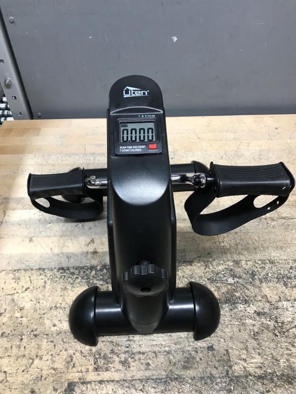 Photo 2 of  Mini Exercise Bike,Under Desk Bike Pedal Exerciser,Portable Pedal Exerciser,Electric Rehabilitation Machine,with LCD Monitor,for Legs and Arms Cycling
